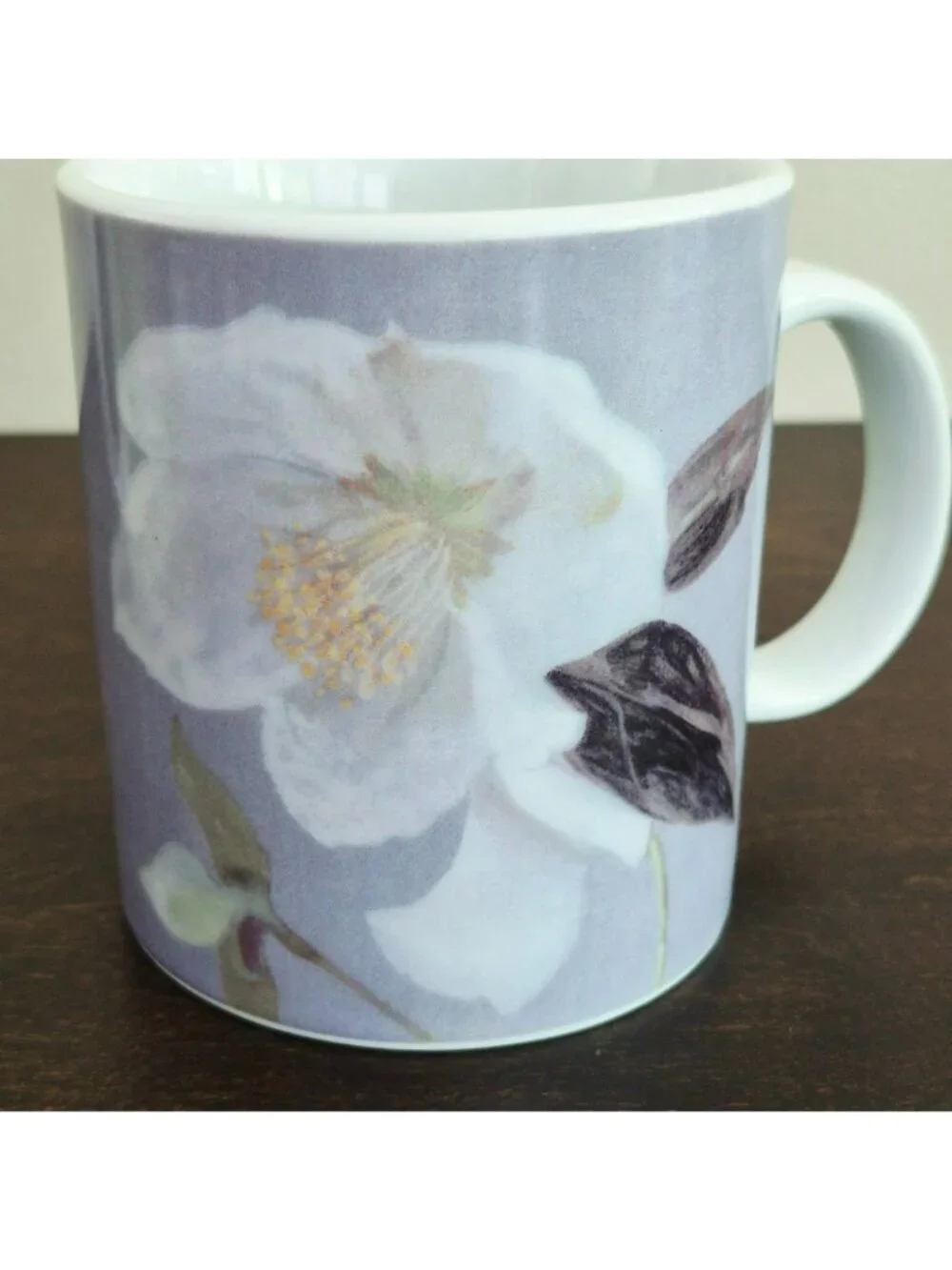 Marshall Fields Botanical Mug Set, Cherry Blossom, Magnolia & Hellebore Flowers